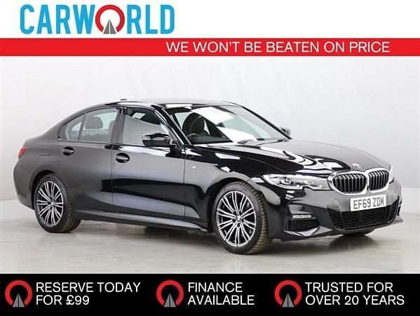Black Used 2020 BMW 320 M Sport Sedan | £21,182 (Expensive) - Image 1/3