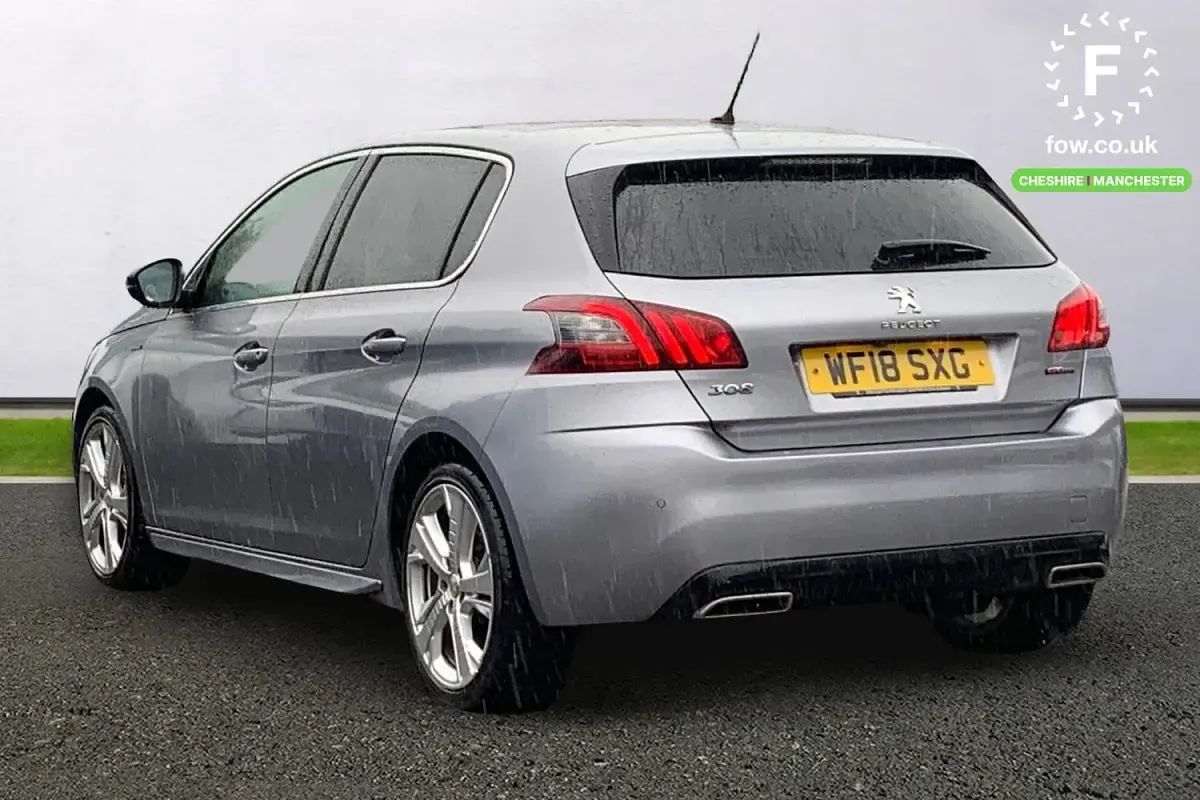 Used Peugeot 308 GT-line 131 HP (96 kW) 2018 Grey Hatchback