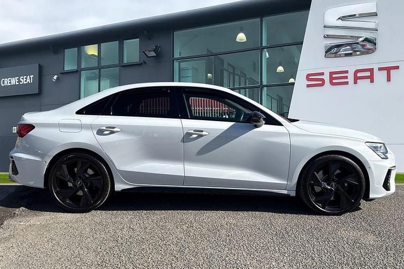 Used Audi S3 Black Edition 2024 White Sedan