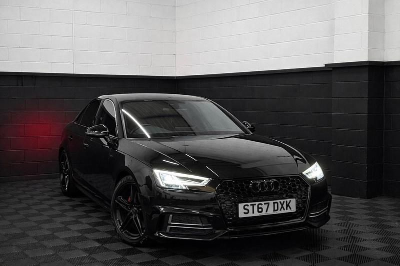 Used Audi A4 S-Line 150 HP (110 kW) 2017 Black Sedan