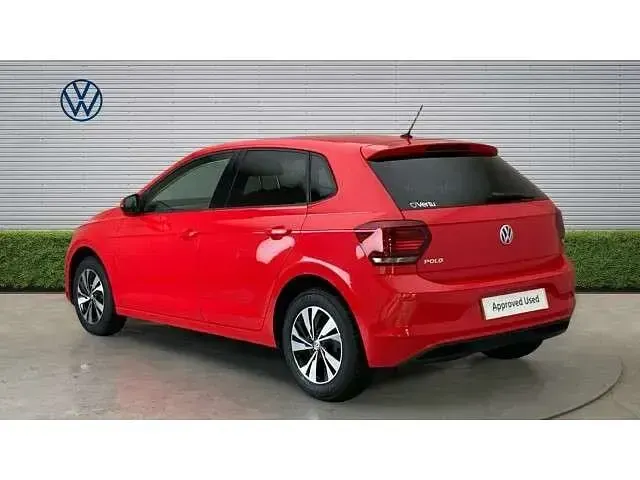 Used VW Polo Match 95 HP (69 kW) 2020 Red Hatchback