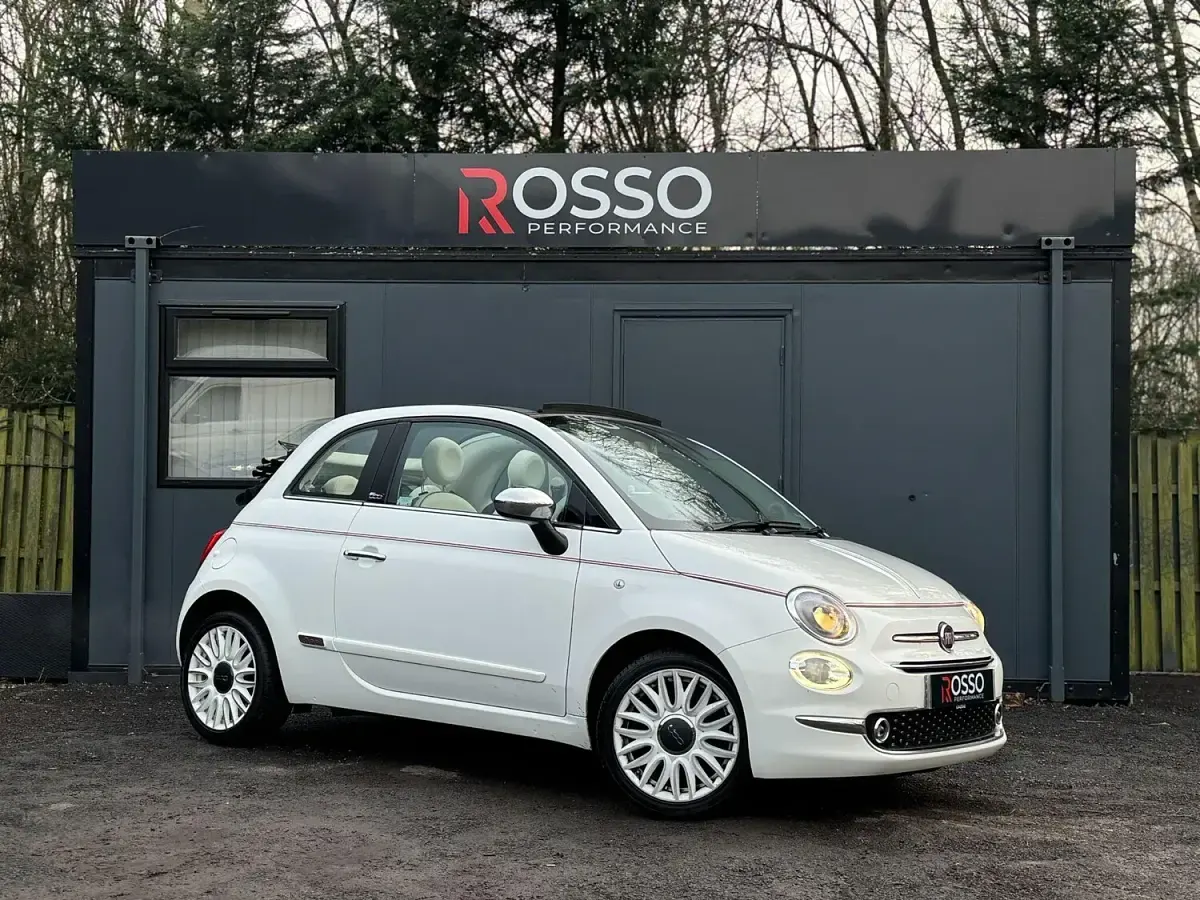 Used Fiat 500 Dolcevita 69 HP (50 kW) 2019 White Cabriolet