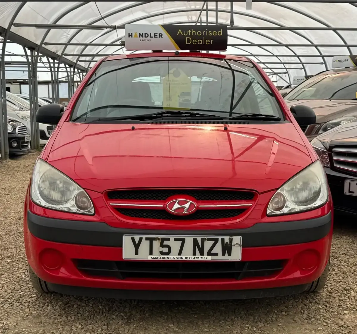 Used Hyundai Getz 62 HP (45 kW) 2007 Red Hatchback