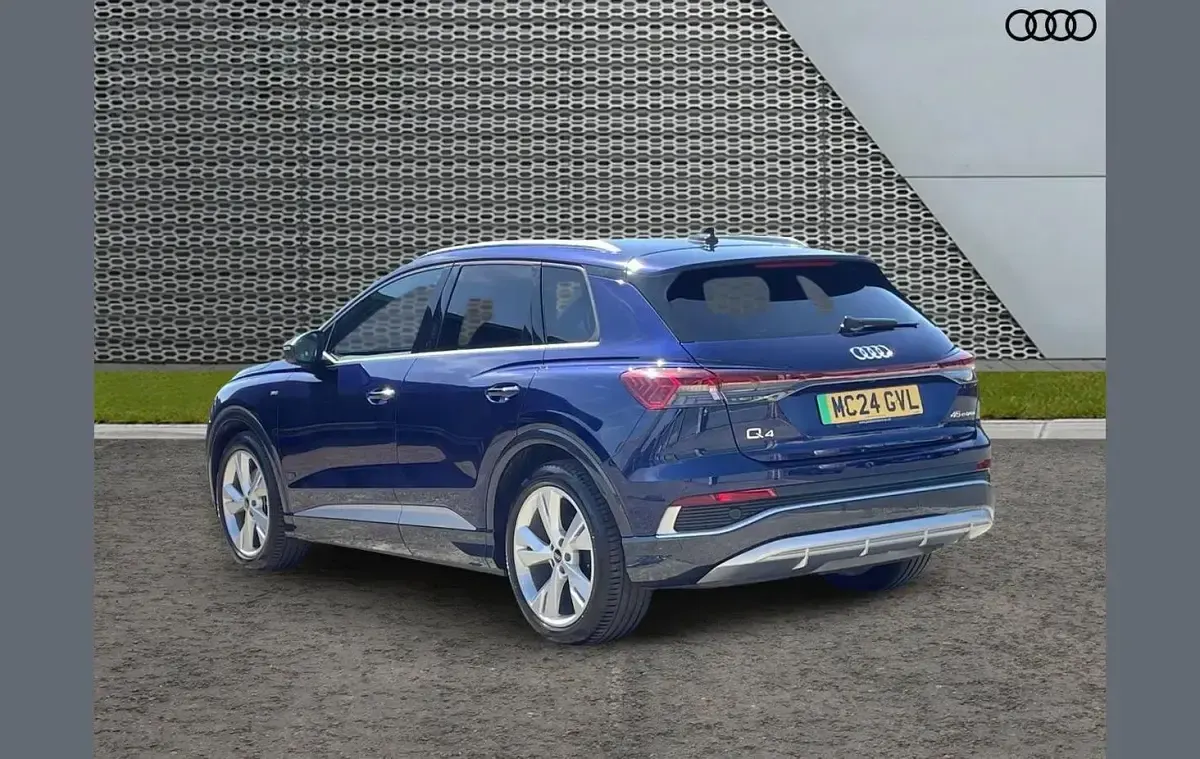 Used Audi Q4 e-tron S-Line 206 kW (281 HP) 2024 Blue SUV