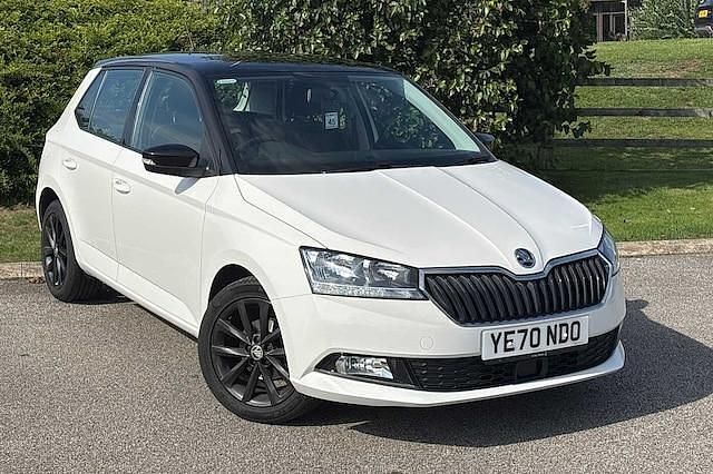 Candy white black magic pearl effect Used 2020 Skoda Fabia SE Hatchback | £11,795 (Fair price) - Image 1/4