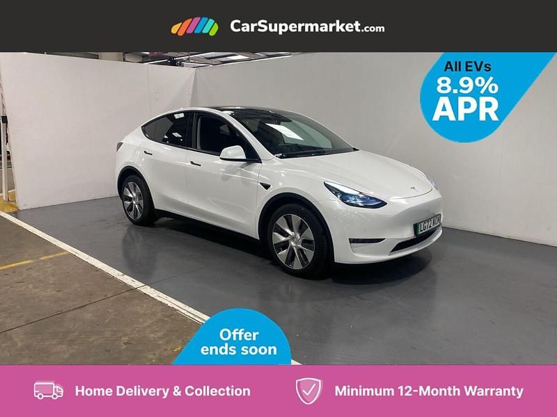 White Used 2022 Tesla Model Y Long Range AWD SUV | £26,197 (Fair price) - Image 1/3