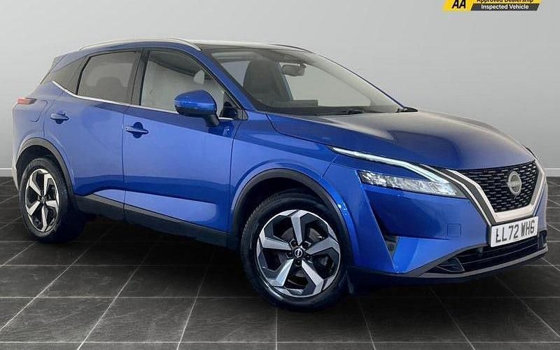 Blue Used 2022 Nissan Qashqai N-Connecta SUV | £14,395 (Good price) - Image 1/2