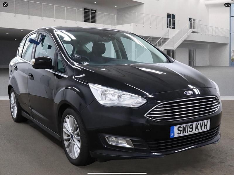 Black Used 2019 Ford C-MAX Titanium MPV | £7,000 (Good price) - Image 1/3