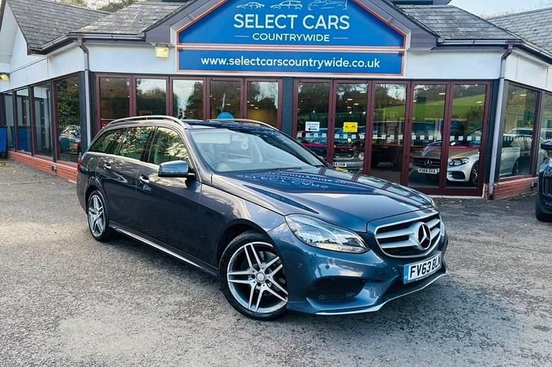 Blue Used 2013 Mercedes E300 AMG Estate | £7,995 (Fair price) - Image 1/1