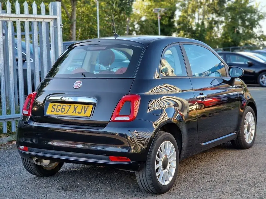 Used Fiat 500 Pop Star 69 HP (50 kW) 2017 Black Hatchback