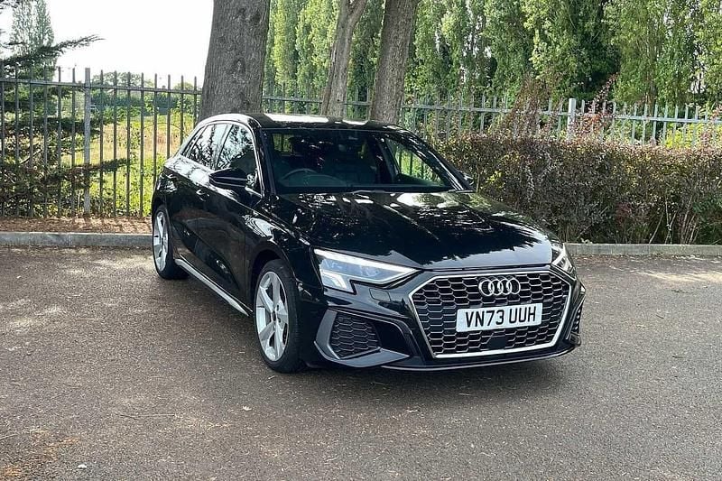 Black Used 2023 Audi A3 S-Line Hatchback | £20,190 (A bit pricey) - Image 1/4