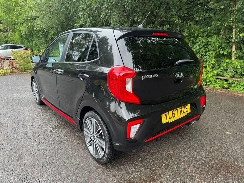 Used Kia Picanto GT-Line 66 HP (48 kW) 2018 Black Hatchback