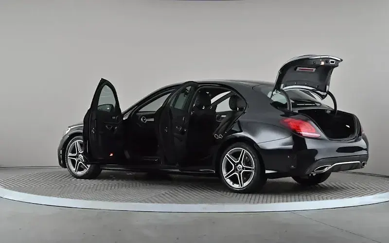 Used Mercedes C200 AMG line 184 HP (135 kW) 2019 Black Sedan