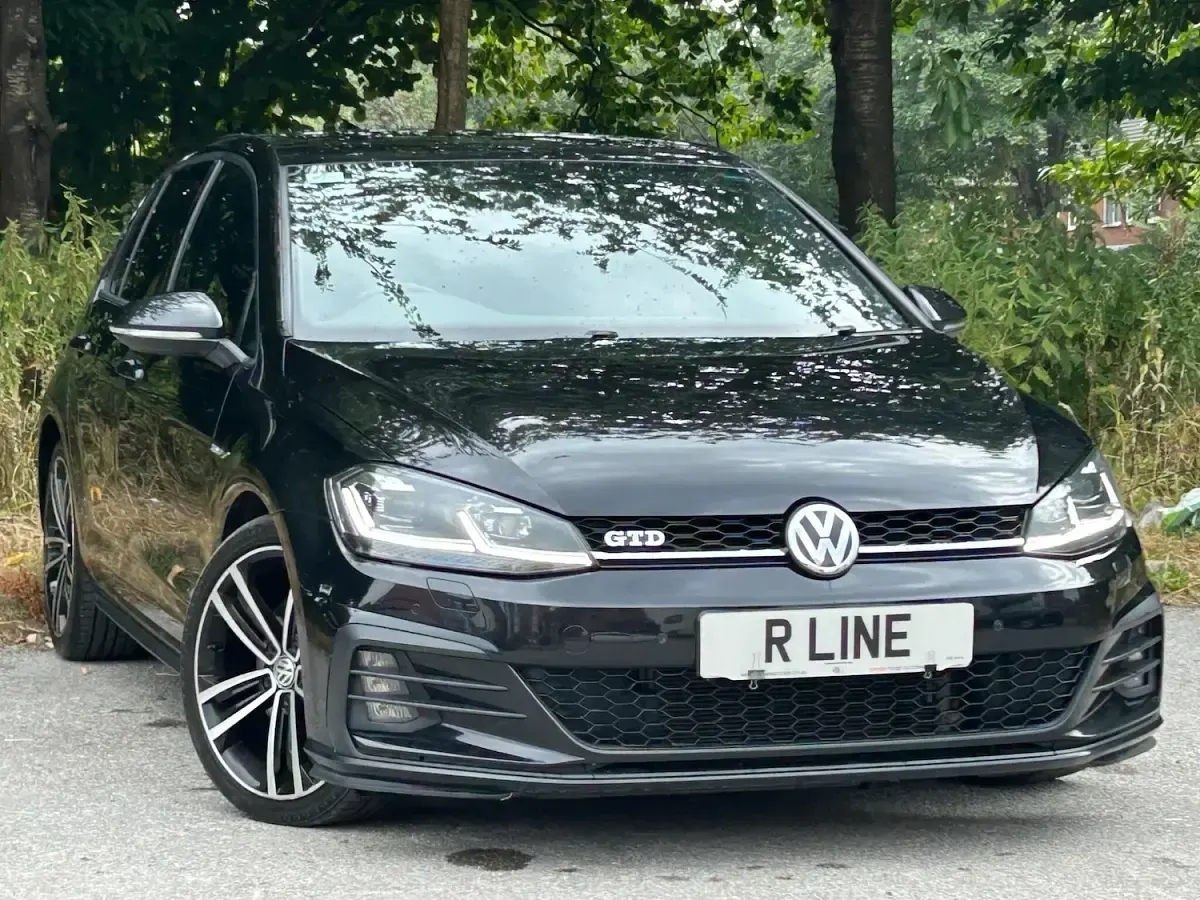 Used VW Golf VII GTD 184 HP (135 kW) 2017 Black Hatchback