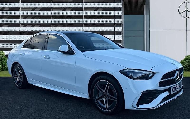 Used 2025 Mercedes C300e AMG Line Premium Plus Sedan | £34,458 (Good price) - Image 1/4