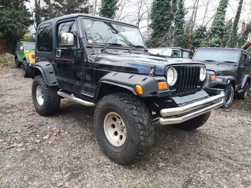 Black Used 2022 Jeep Wrangler Sahara SUV | £11,395 - Image 1/4
