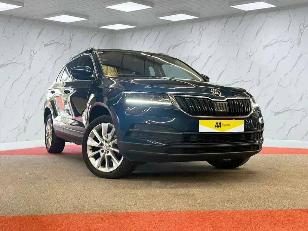 Used Skoda Karoq SE L 150 HP (110 kW) 2019 Blue SUV