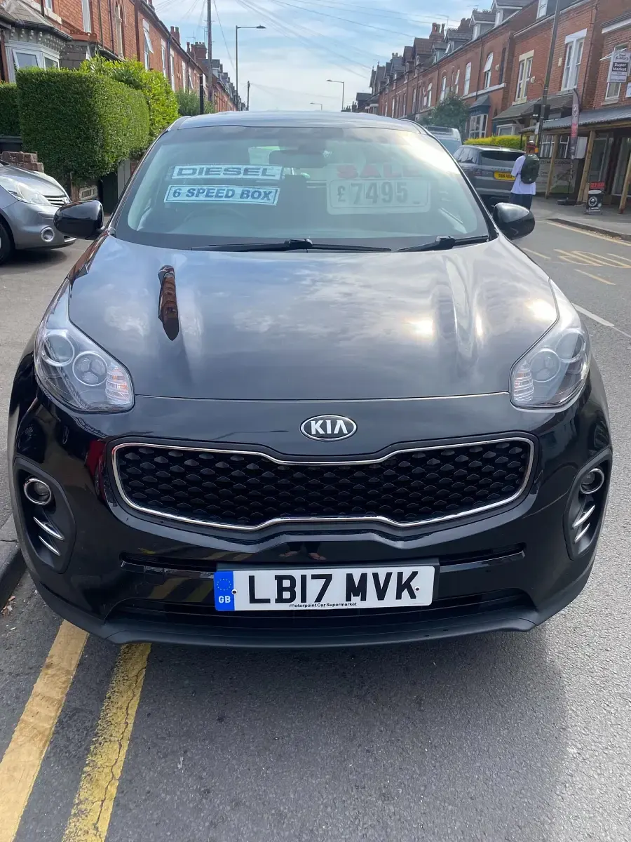 Used Kia Sportage 115 HP (84 kW) 2017 Black SUV