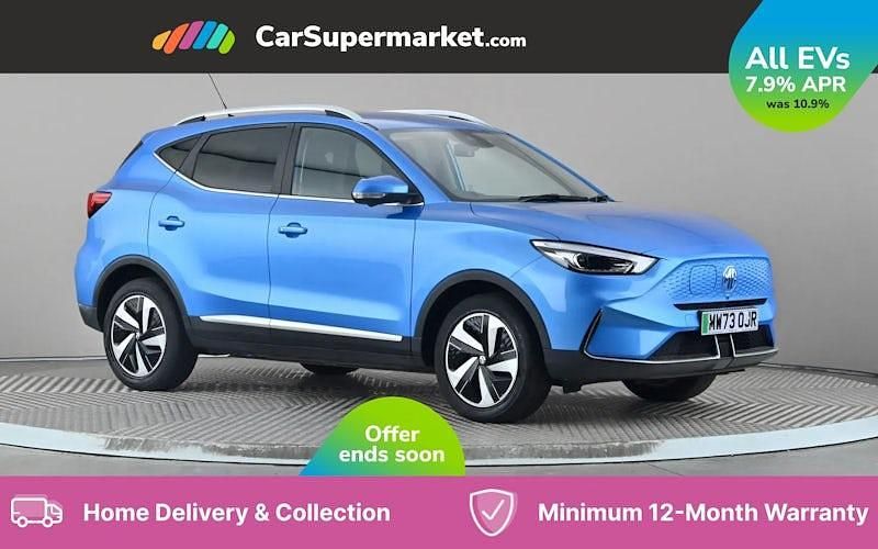 Blue Used 2022 MG ZS Trophy Connect Sedan | £16,397 (Fair price) - Image 1/3