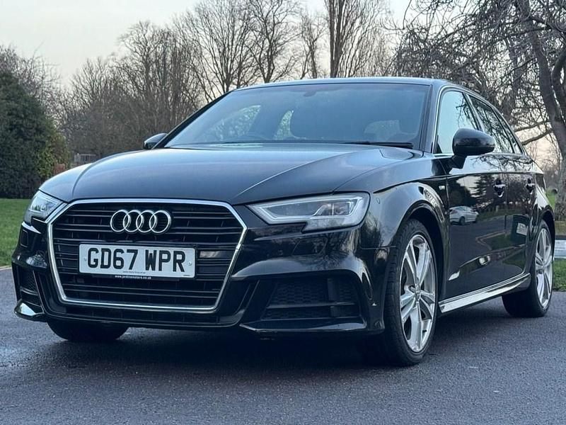 Used Audi A3 Sportback S-Line 150 HP (110 kW) 2018 Black Hatchback