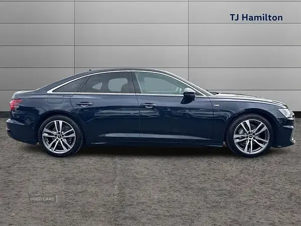 Used Audi A6 S-Line 204 HP (150 kW) 2023 Blue Sedan
