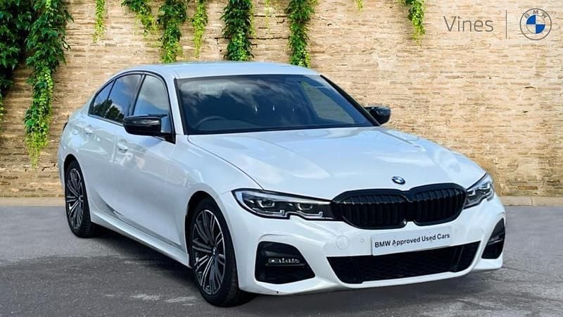 White Used 2021 BMW 320 M Sport Sedan | £21,750 (Good price) - Image 1/4