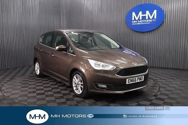 Used Ford C-MAX Zetec 120 HP (88 kW) 2016 Brown MPV