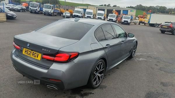 Used BMW 520 M Sport 2021 Blue Sedan