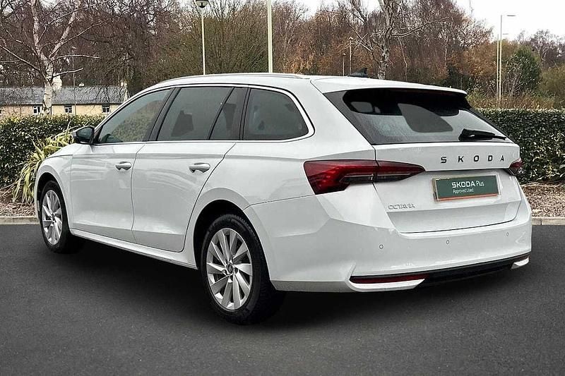 Used Skoda Octavia SE L 150 HP (110 kW) 2025 Moon white metallic Estate