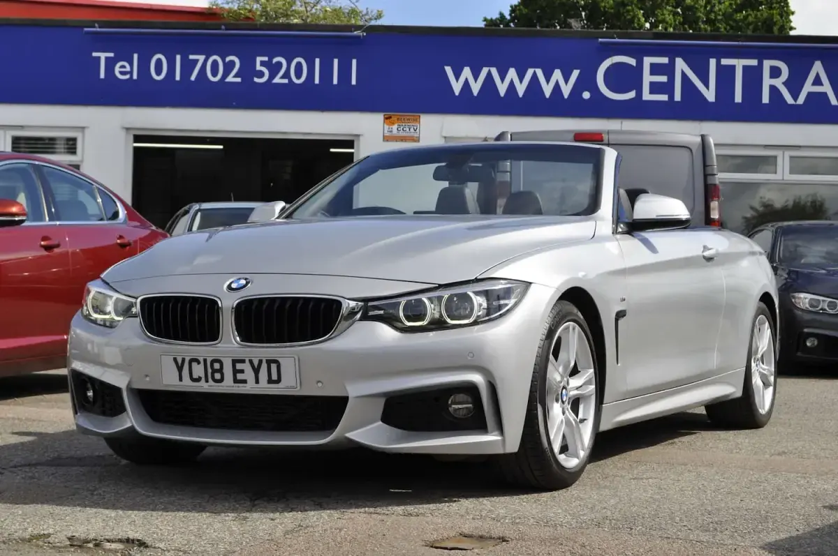Used BMW 420 M Sport 190 HP (139 kW) 2018 Silver Cabriolet