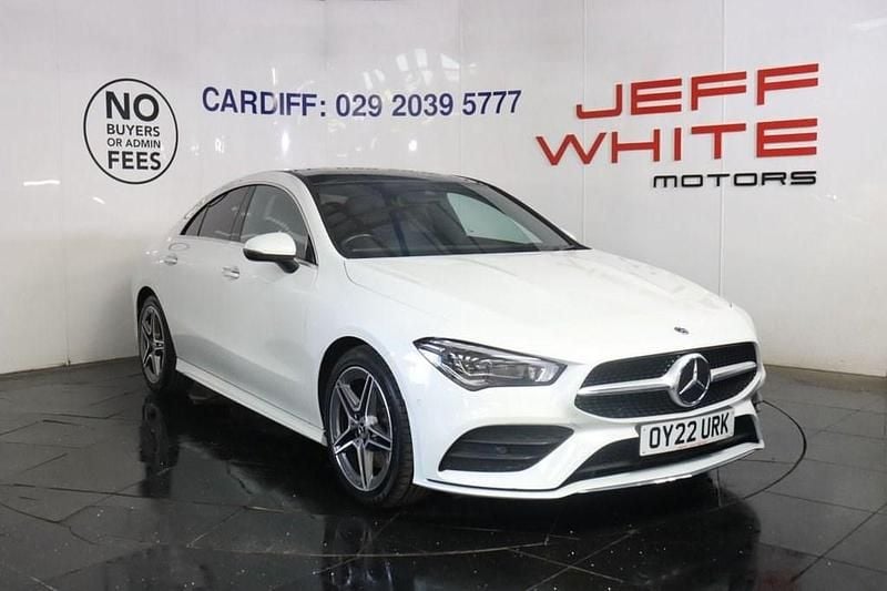 White Used 2022 Mercedes CLA200 AMG Line Premium Plus Coupe | £23,988 (Fair price) - Image 1/4