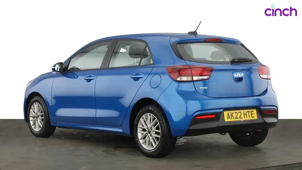 Used Kia Rio 2022 Blue Hatchback
