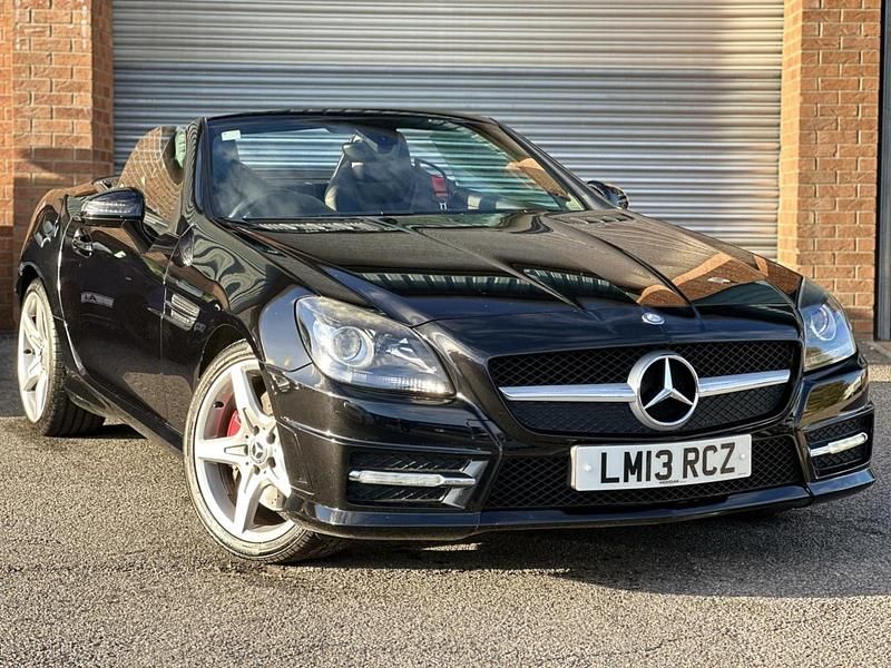 Black Used 2013 Mercedes SLK250 AMG Cabriolet | £9,495 (Fair price) - Image 1/4