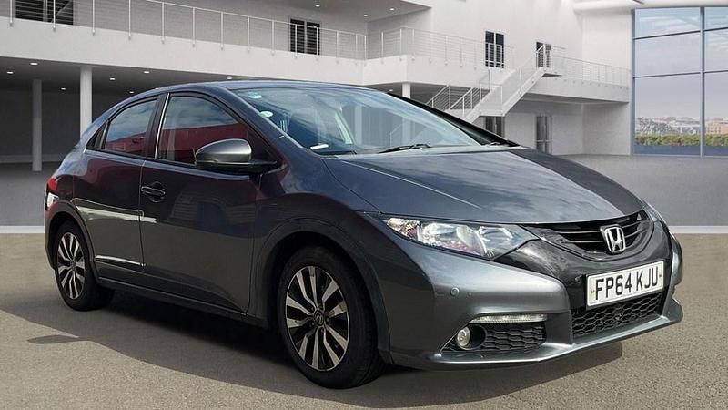 Grey Used 2015 Honda Civic SE Plus Hatchback | £2,795 (Good price) - Image 1/4