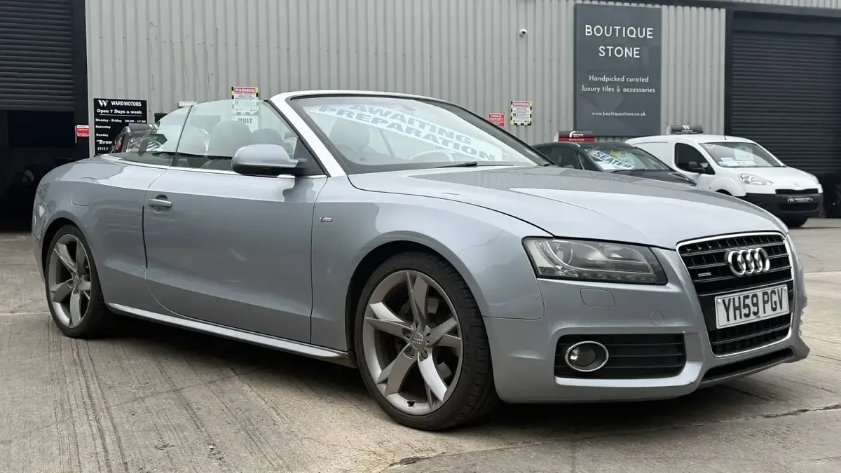 Used Audi A5 Cabriolet S-Line 2009 Silver Cabriolet