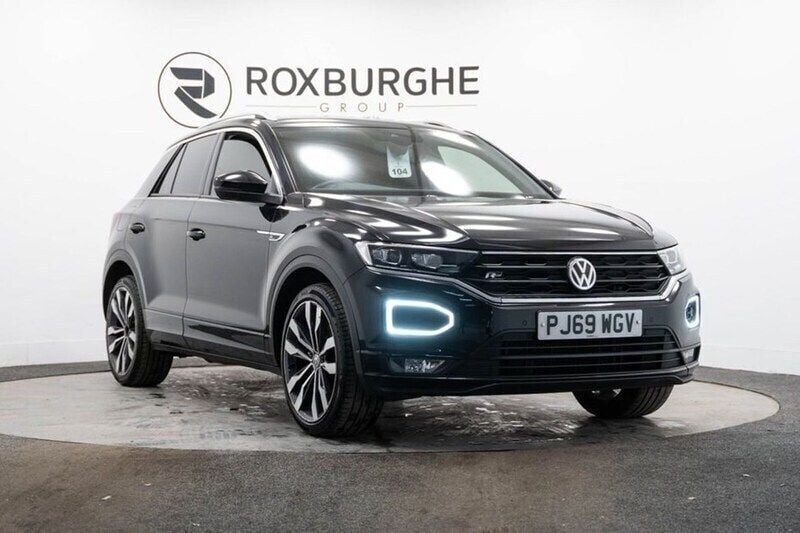 Black Used 2019 VW T-Roc R-line SUV | £15,599 (Good price) - Image 1/1