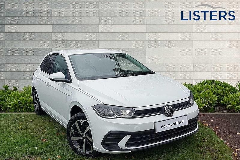 Pure white New 2025 VW Polo Match Hatchback | £20,990 (Good price) - Image 1/4