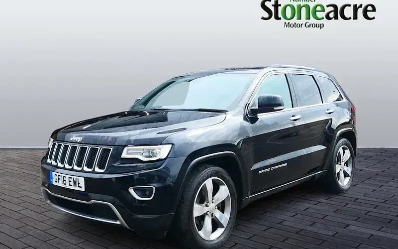 Used Jeep Grand Cherokee Overland 250 HP (183 kW) 2016 Black SUV