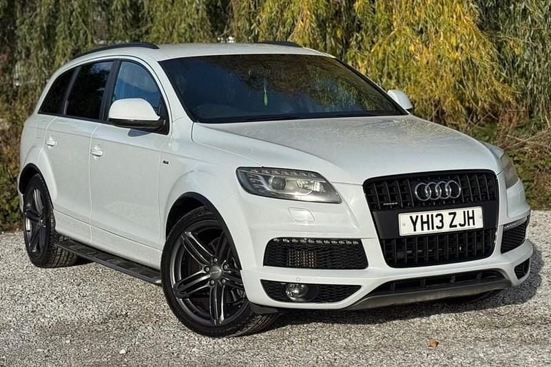 White Used 2013 Audi Q7 S-line plus SUV | £10,749 (Good price) - Image 1/1