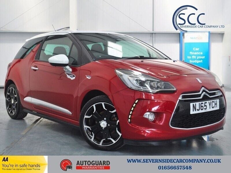 Red Used 2015 Citroën DS3 Hatchback | £5,295 (Fair price) - Image 1/3