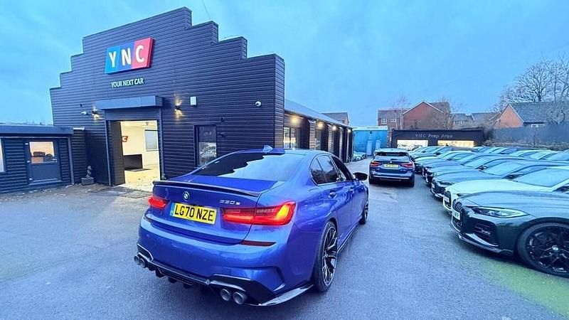 Used BMW 330e M Sport 292 HP (214 kW) 2020 Blue Sedan