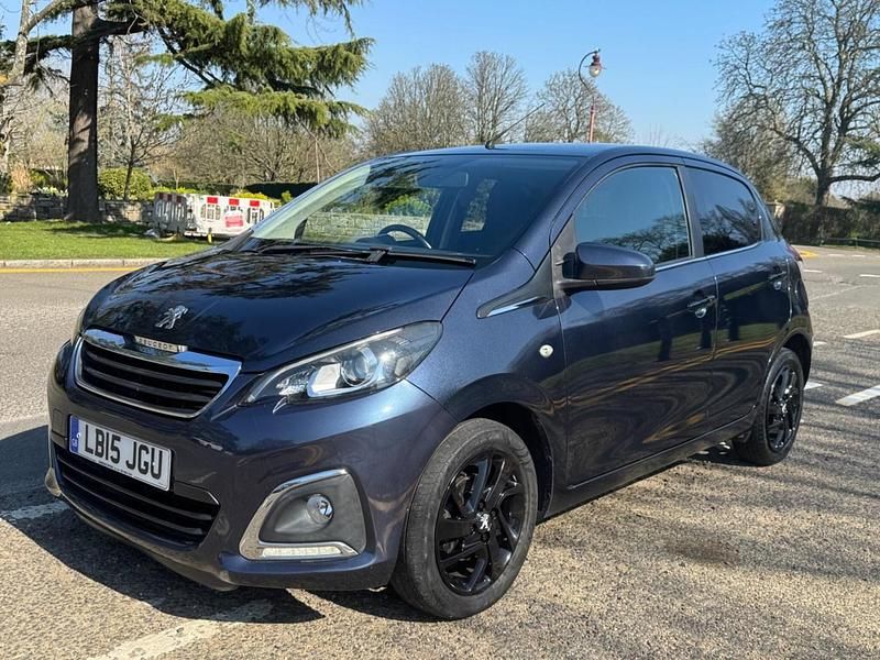 Used Peugeot 108 Allure 82 HP (60 kW) 2015 Blue Hatchback