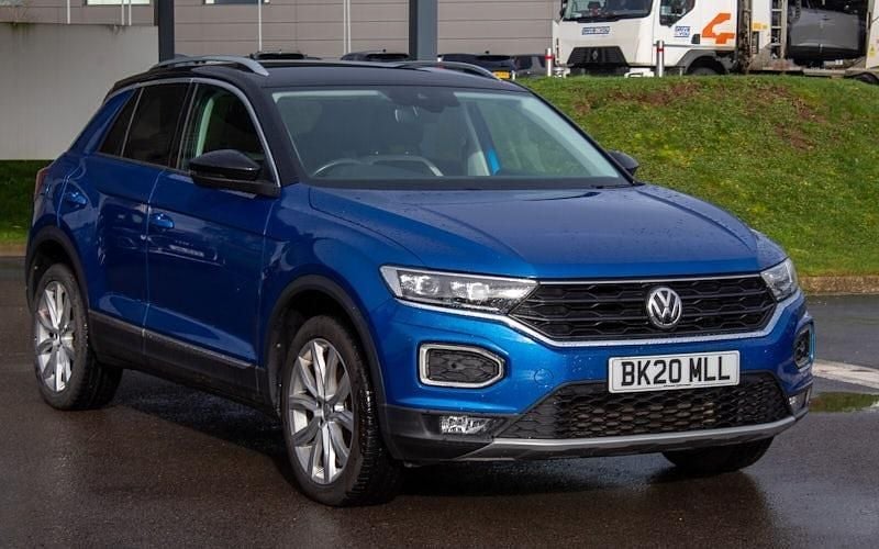 Used VW T-Roc SEL 150 HP (110 kW) 2020 Blue SUV