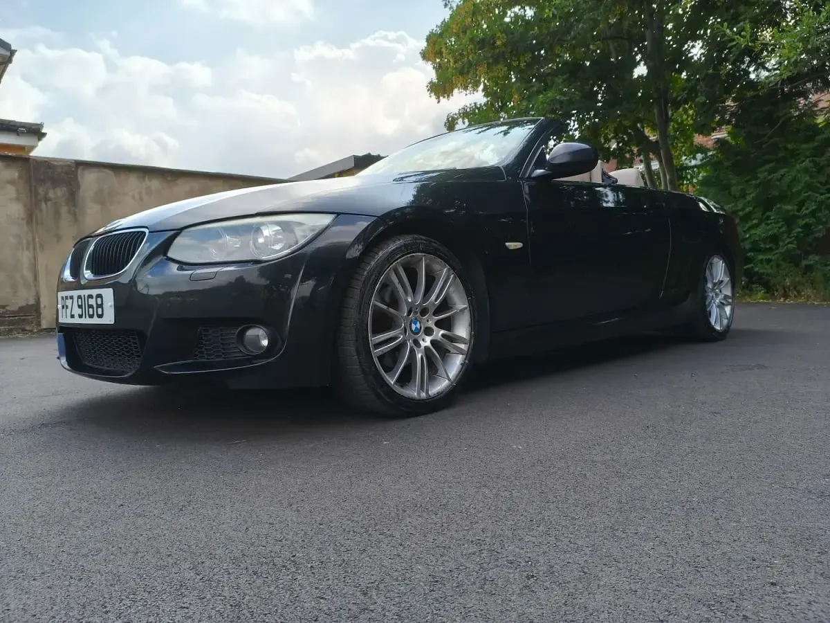 Used BMW 320 Cabriolet M Sport 2010 Black Cabriolet