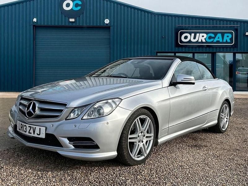 Silver Used 2013 Mercedes E220 Cabriolet | £7,690 (Fair price) - Image 1/3