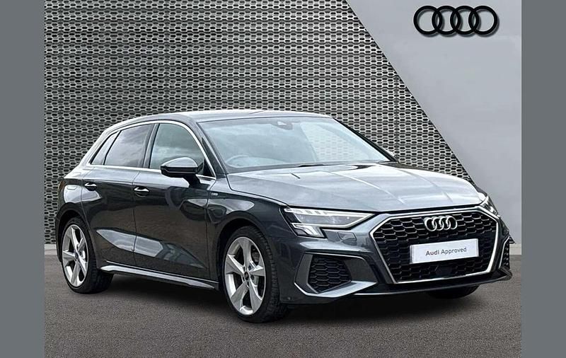 Used Audi A3 S-Line 108 HP (79 kW) 2023 Grey Sedan