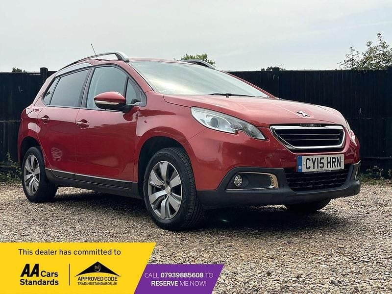 Red Used 2015 Peugeot 2008 Active SUV | £3,990 (Good price) - Image 1/4