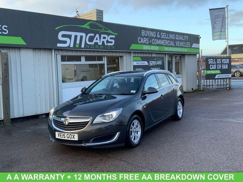 Grey Used 2015 Vauxhall Insignia Design Edition Estate | £5,450 (Fair price) - Image 1/3