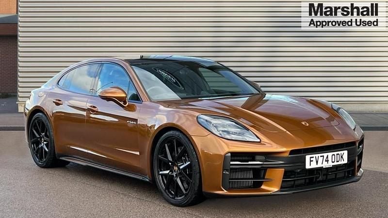 Madeira gold metallic Used 2024 Porsche Panamera | £94,322 - Image 1/4