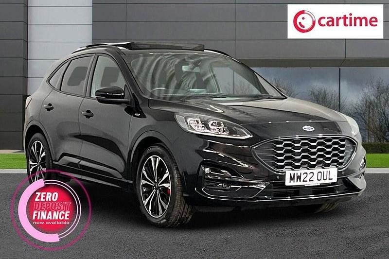 Black Used 2022 Ford Kuga ST-Line X SUV | £18,750 (Fair price) - Image 1/4